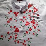 Hand Painted Aarong Cotton Panjabi in Bangladesh (57)