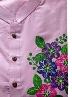 Aarong Cotton Hand Painted Panjabi by Hand Painted Dress