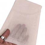 Half Silk Solid color shari by hand painted dress (3)